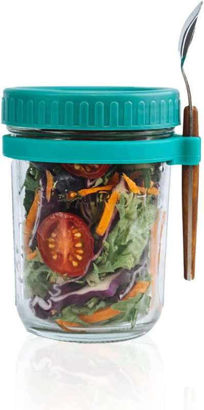Oats Jars with Lid and Spoon