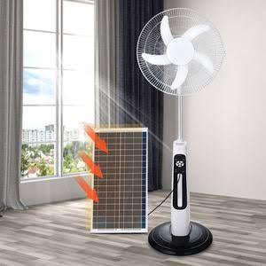 Solar electric fan Solar fan 16"Big Fan AC/DC Rechargeable fan w