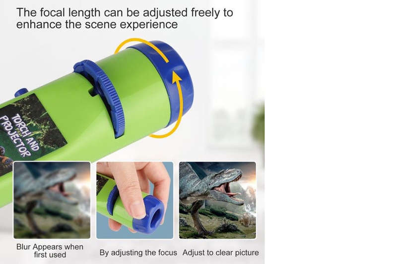 Dinosaur Projection Torch
