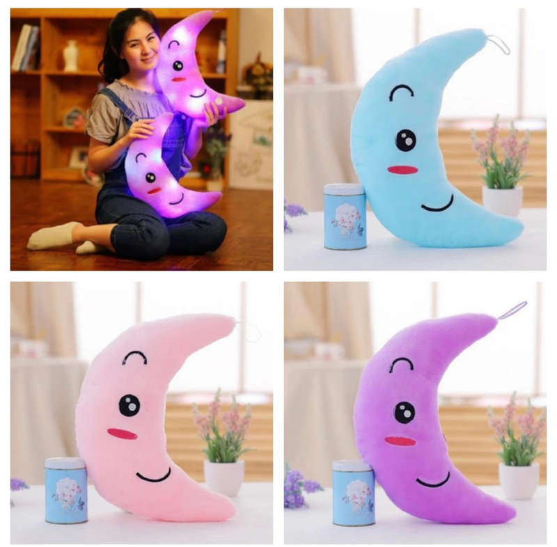 Moon LED light Up Pillow