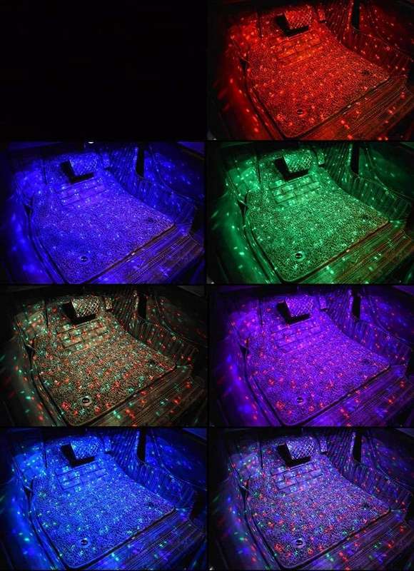 Bottom Car Seat Star Lights