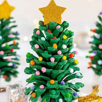 Small Pinecone Christmas Trees
