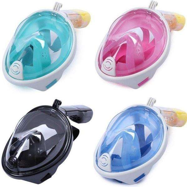 Anti-Fog Summer Swimming Full Face Mask Surface Diving Snorkel Scuba for GoP