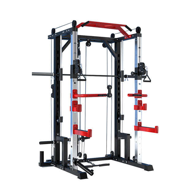 ST6804 Cross Fitness Home Gym Smith Machine  Multi-Functional Trainer for Full Body Strength T...
