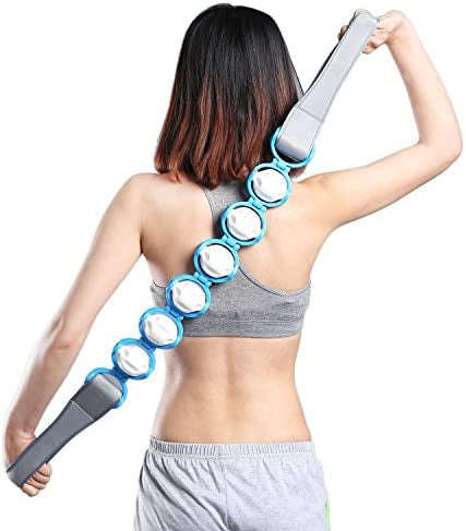Body Massage Roller Rope - Portable Handheld Upper Lower Back Shoulder Neck Foot