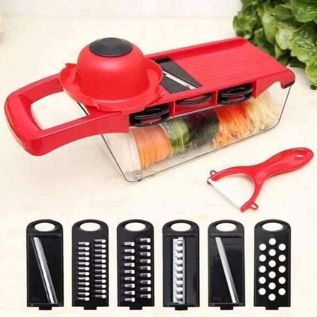 Multifunction  Peeler - 6 Interchangeable Blades