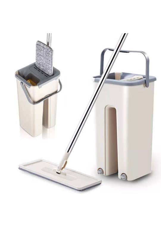 Mop Scratch Cleaning Mop with 2 Mop Padding