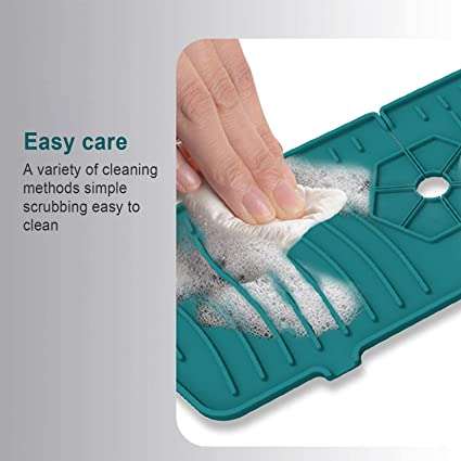 Silicone Kitchen Sink Splash Guard Durable Water Catcher Mat