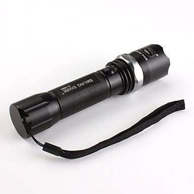 COOL Smiling Shark SS-909A 3-Mode Cree XR-E Q5 LED Flashlight (280LM, 1x18650)