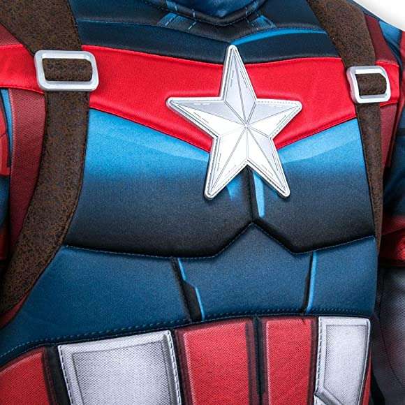 Marvel Captian America Deluxe Muscle Kids Costume