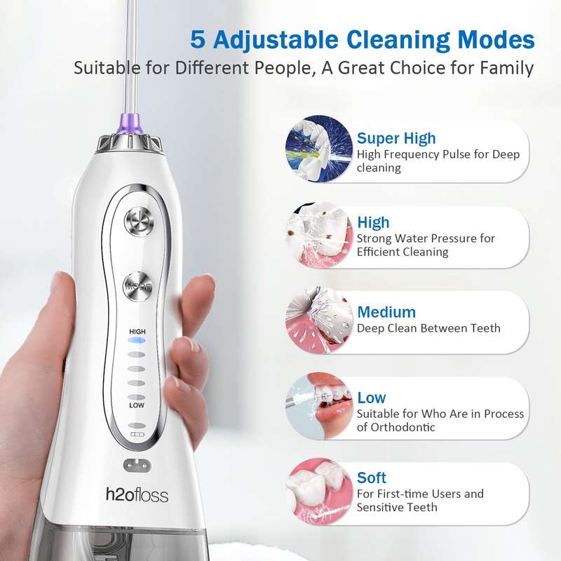 HF-6 h2ofloss Portable Oral Irrigator