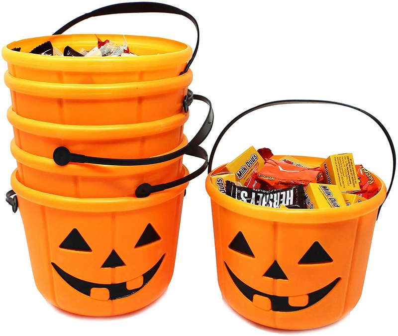 Halloween Pumpkin Large Trick or Treat Bucket