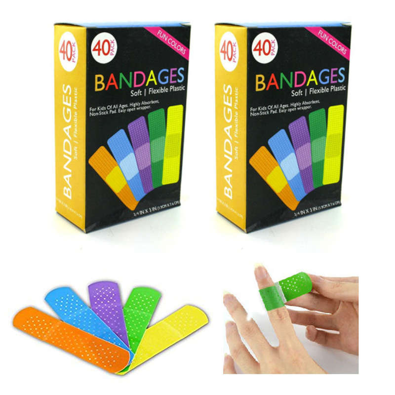 Adhesive Bands Flexible Strip Assorted Children First Aid Bandage