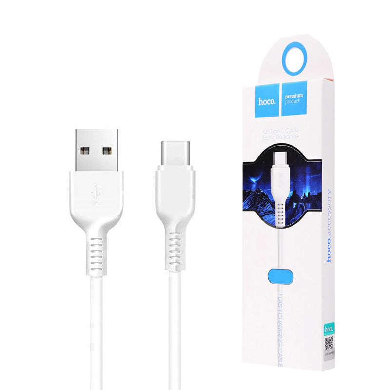 Flash charging CABLE - data sync Type-C -WHITE