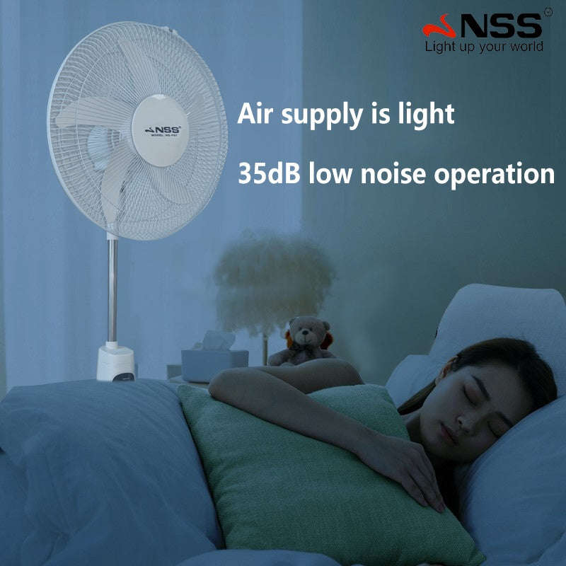 Solar electric fan Solar fan 16"Big Fan AC/DC Rechargeable fan w