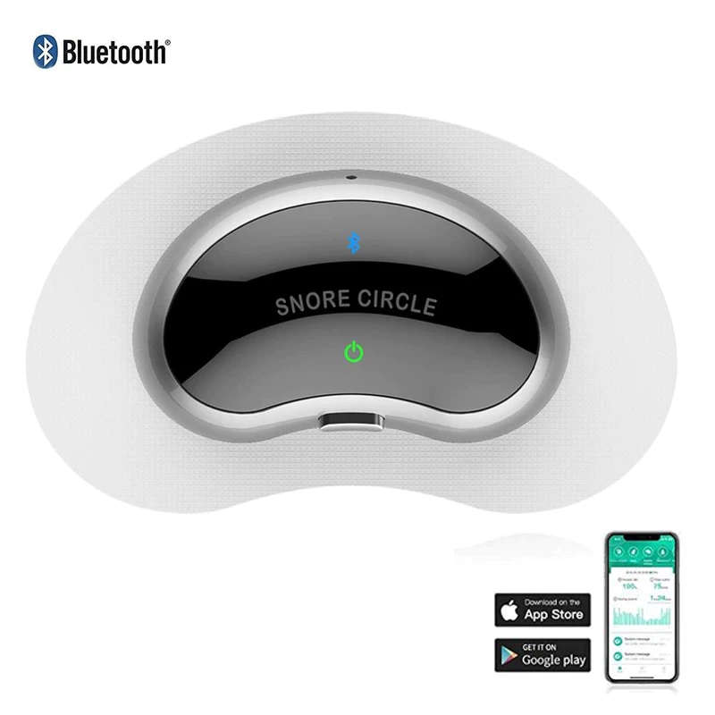 SNORE CIRCLE - Bluetooth Anti-Snore Device Muscle Stimulator