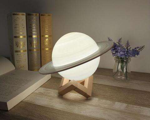 3D Saturn Light Lamp with 16 LED Colors