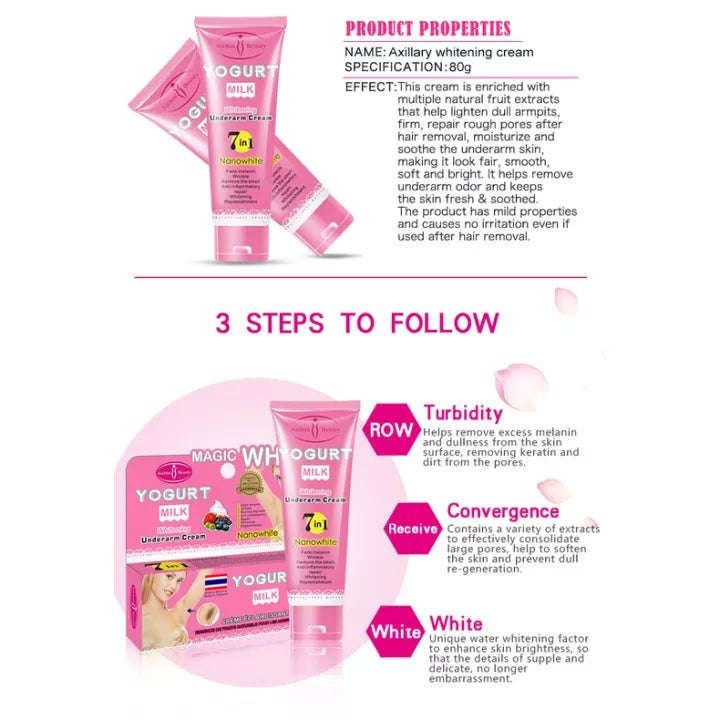 Aichun Beauty Magic White Yogurt Milk Underarm Bikini Cream