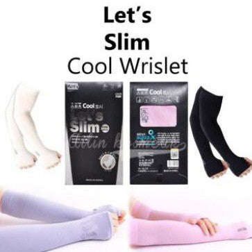 Summer Heat Protection Let's Slim Arm Sleeves UV Sun Protection Arm Cover Sleeves -