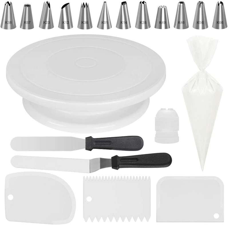Cake Decorating Kit Supplies Tools with Cake Turntable Stand - 69 Pcs
