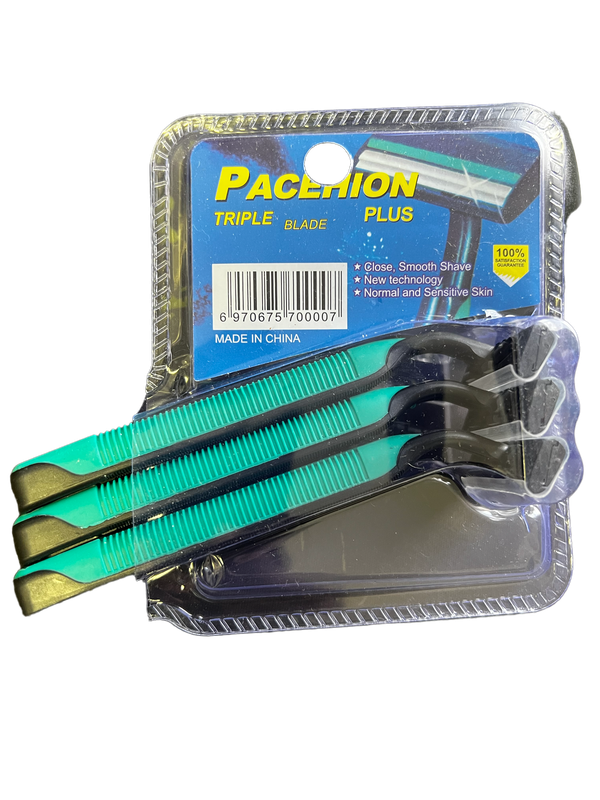 Disposable 3pack Razor Blades