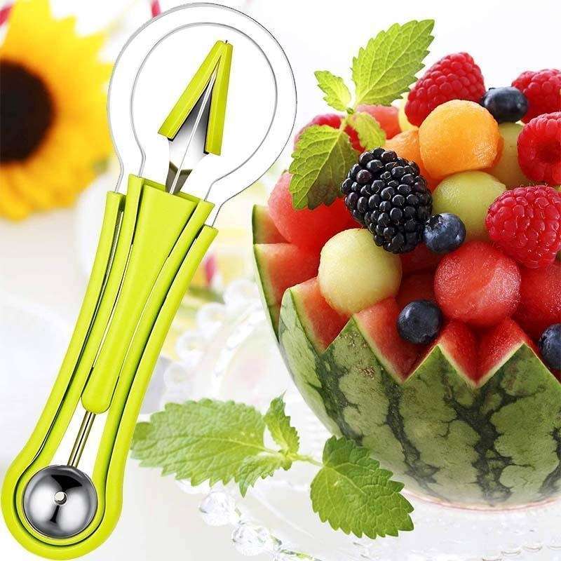 Professional 4 in 1 Stainless Steel Fruit Platter Cutter Carving Tools Set