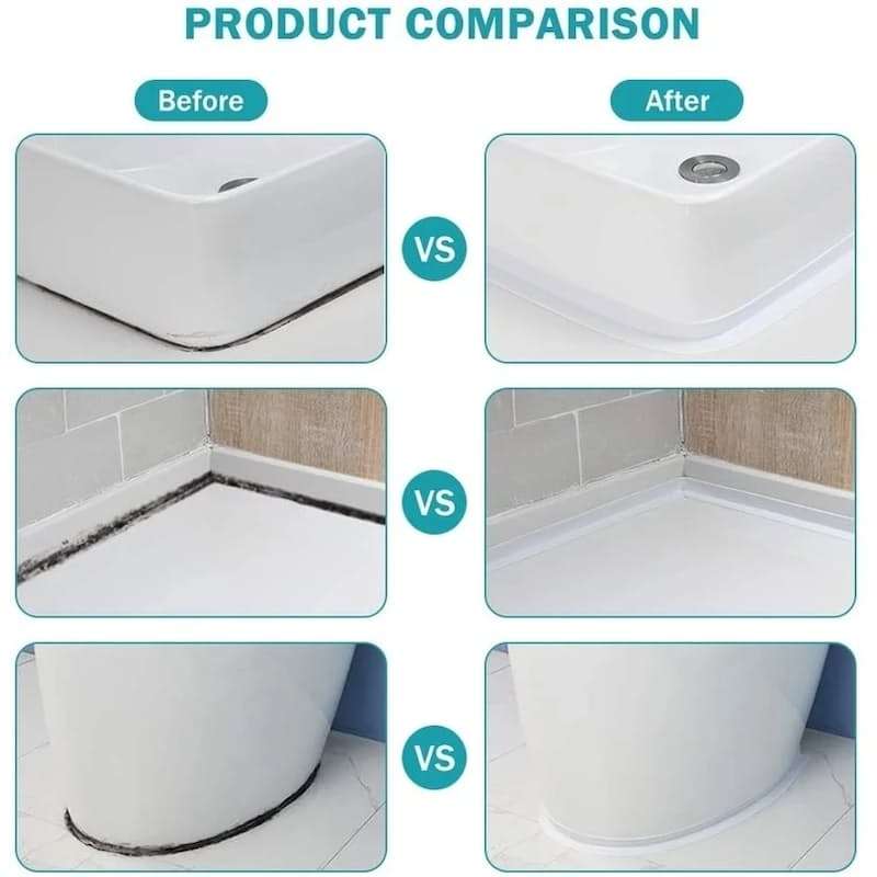 Waterproof Self-Adhesive Caulk Strip Sealing Tape for Kitchen And Bathroom