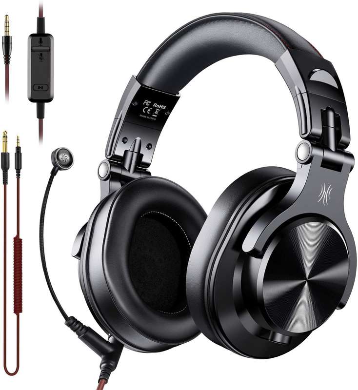 OneOdio A71 PC Headsets with Boom Mic (Black)