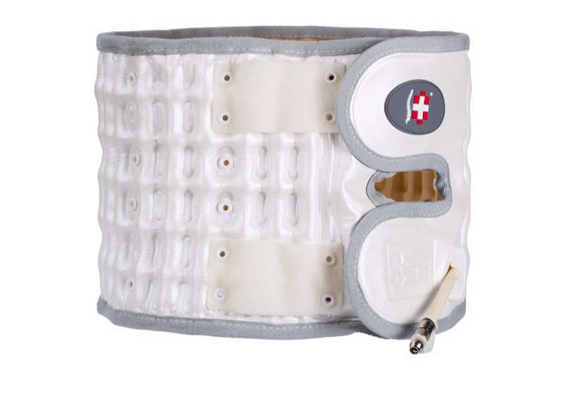 Double Air Traction Belt with Gauge Manual Pump
