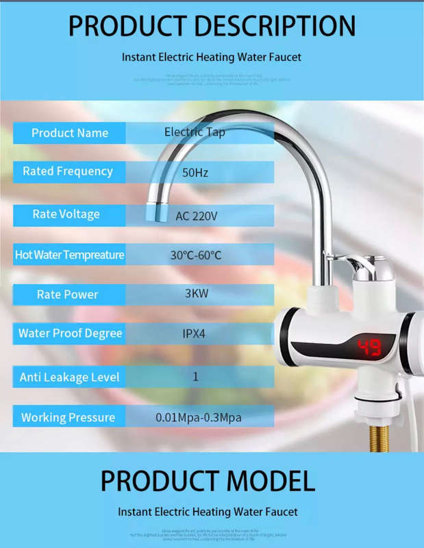Instant Electric Heating Water Faucet