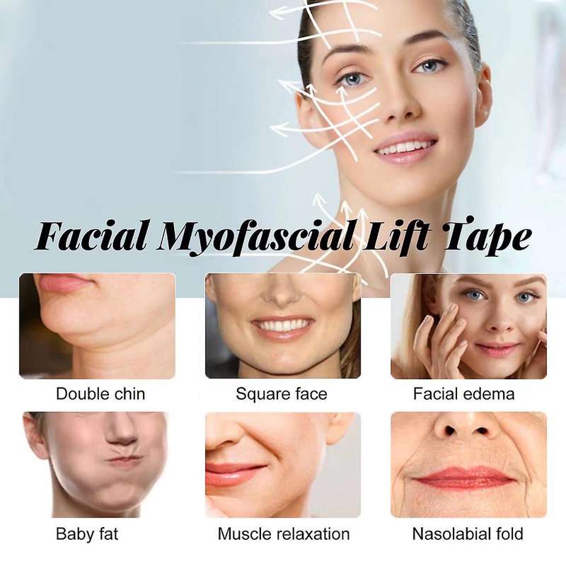 Myofascial Face Tightening Tape