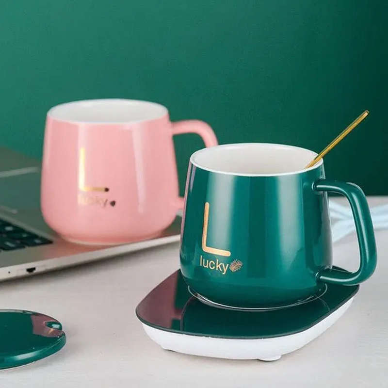 Electric Coffee Mug +  Heating Pad Rechargeable  Auto-off