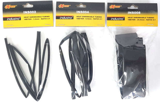 Heat Shrinkable Tubing - 1 Meter lengths - BORE 2.4mm - WALL 0.51mm