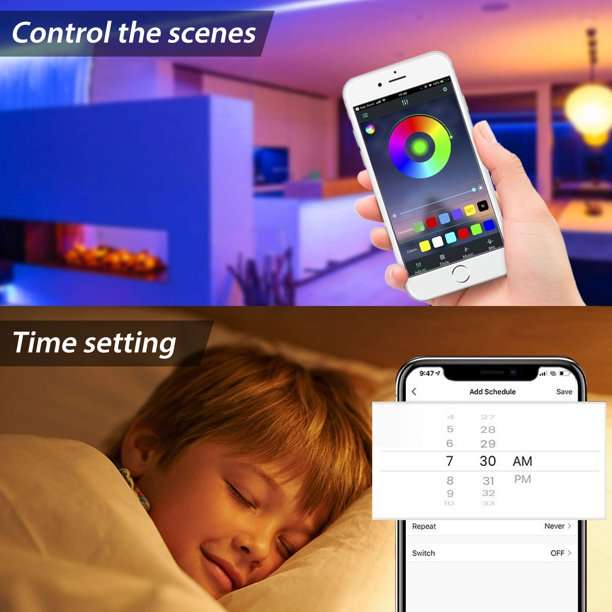 RGB Bluetooth LED Light Strip Set