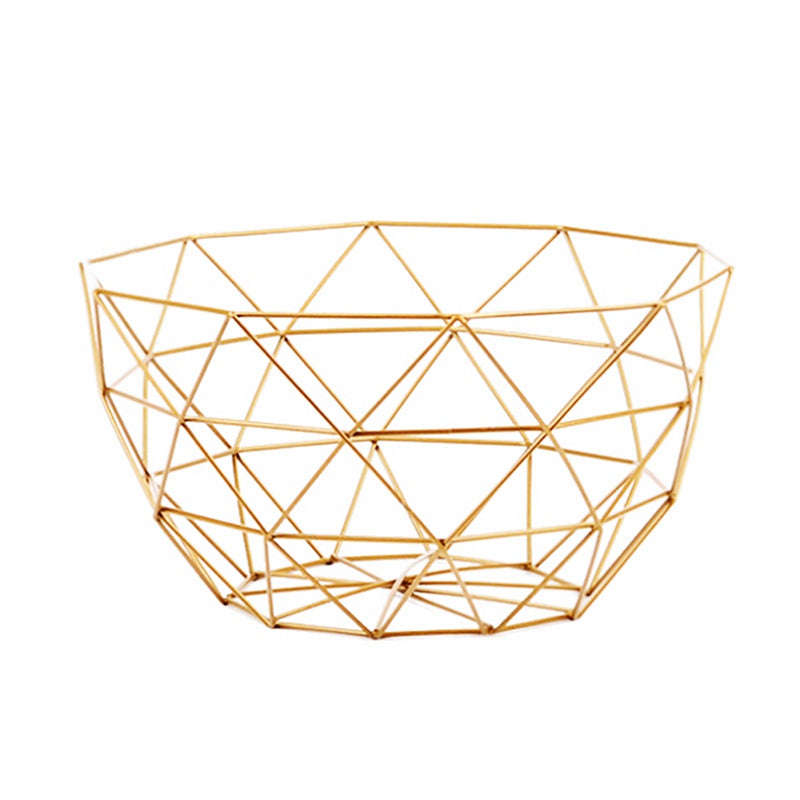Nordic Geometric Fruit Basket