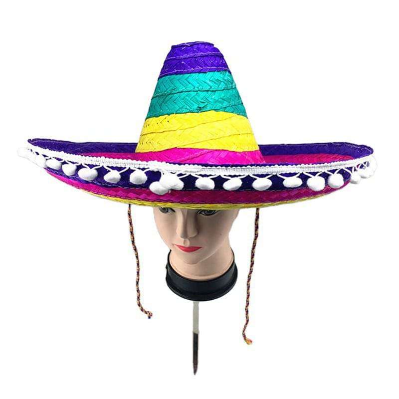 Straw Mexican Sombrero Hat