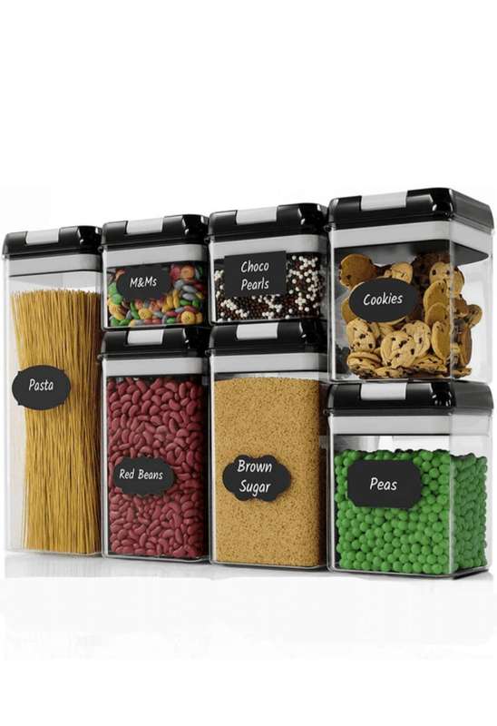7 Pieces Food Storage Container Airtight Set