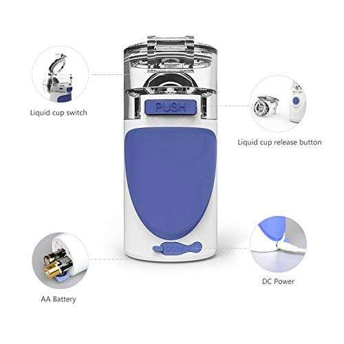 Portable Ultrasonic Nebulizer Mini Handheld Inhaler Respirator