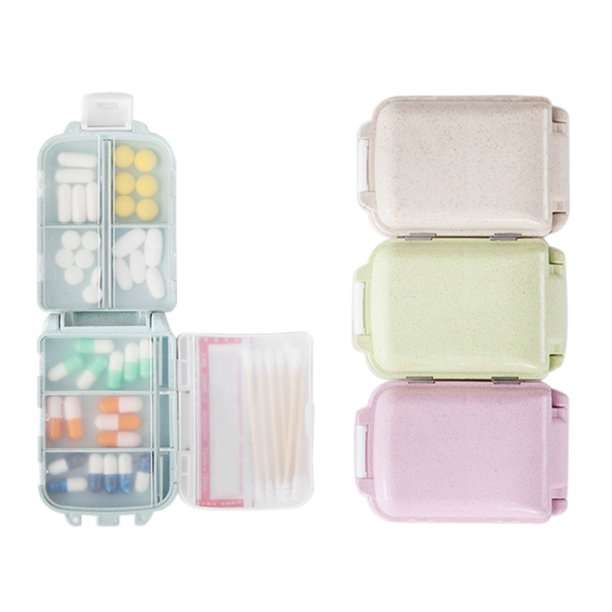 Waterproof Small Pill Box Organizer - Blue