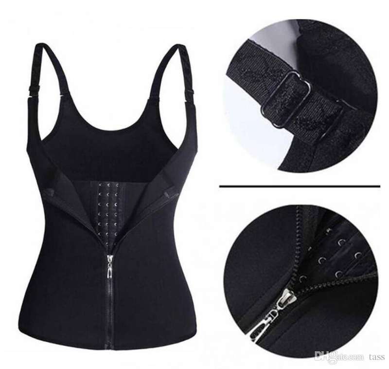 Adjustable Shoulder Strap Corset - 2XL / Black
