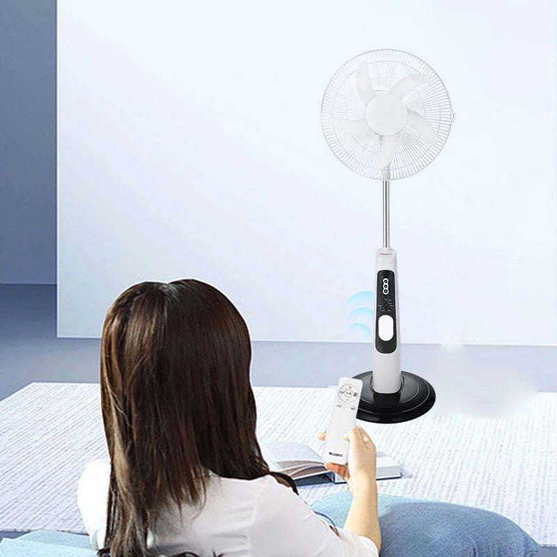 Solar electric fan Solar fan 16"Big Fan AC/DC Rechargeable fan w