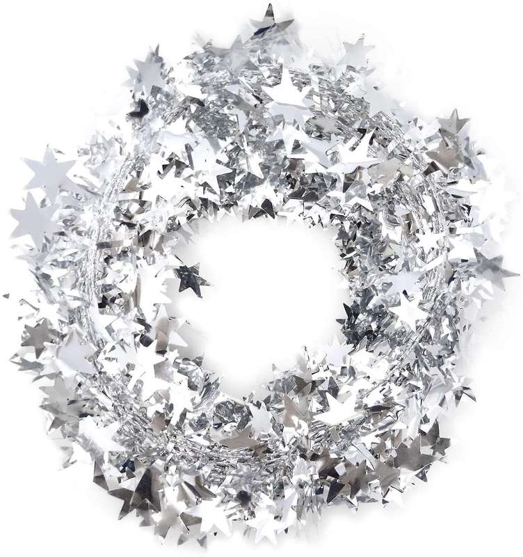 Christmas Tinsel With Stars