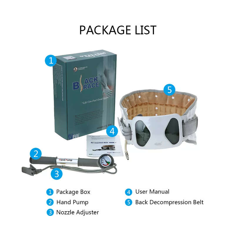 Back Brace Air Traction Belt
