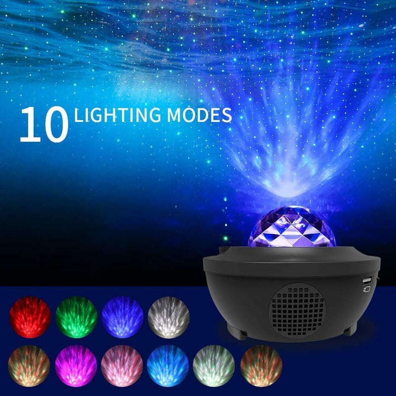 Starry Sky LED Party Bluetooth Speaker and Projector