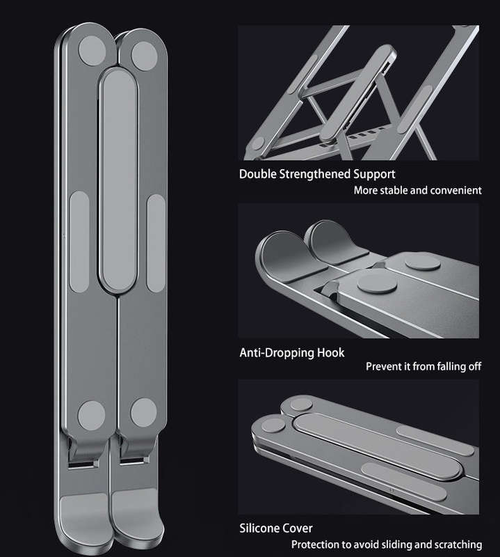 Foldable Aluminum Alloy Laptop Stand