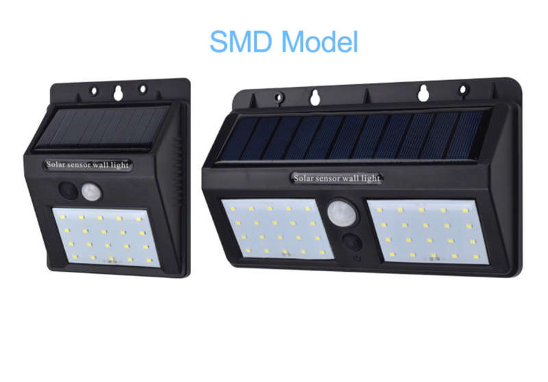 Solar Powered Motion LED Wall Light - 20LED