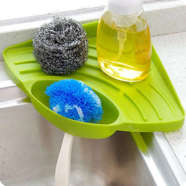 Triangle Corner Sink Shelf
