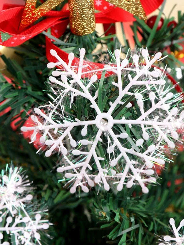 Glitter Snowflake Christmas Tree Ornaments Hanging Decoration