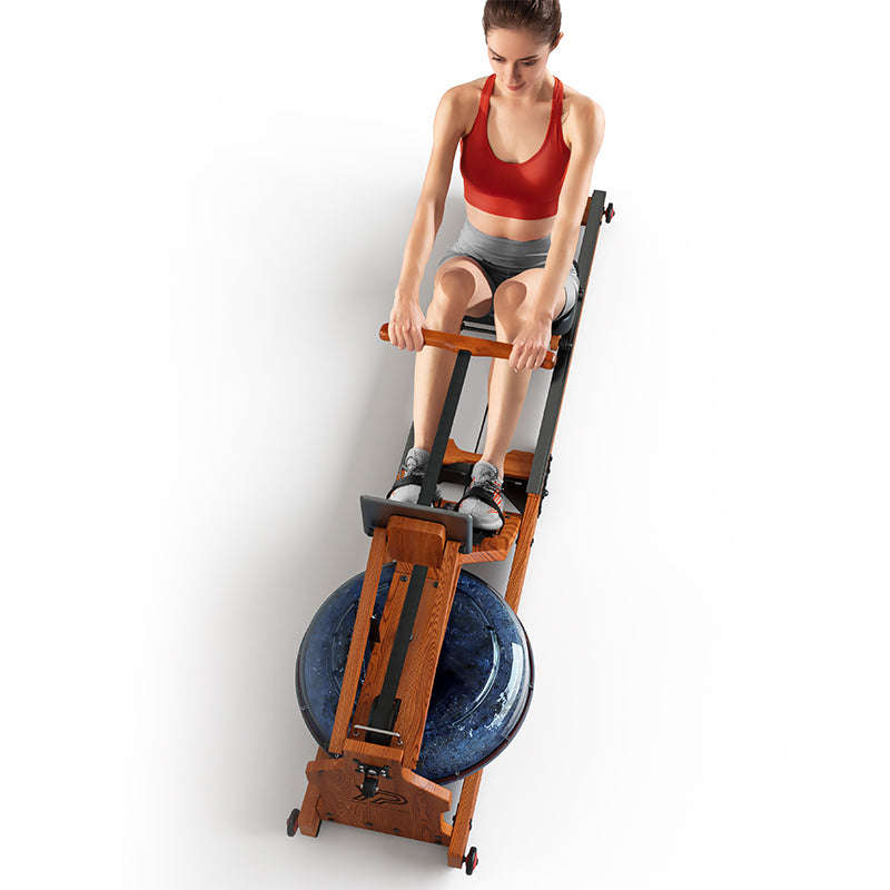 Wooden Water Resistance Rowing Machine - Black Friday Deal