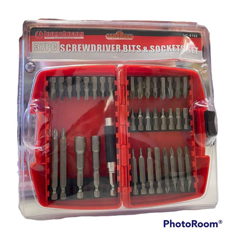 Longchuang 37Pcs Screwdriver Bits And Sockets Set